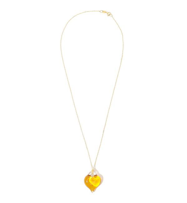 TOMORROWLAND GOODS「LEVENS JEWELS HEART ネックレス」|ネックレス|23 ディープイエロー