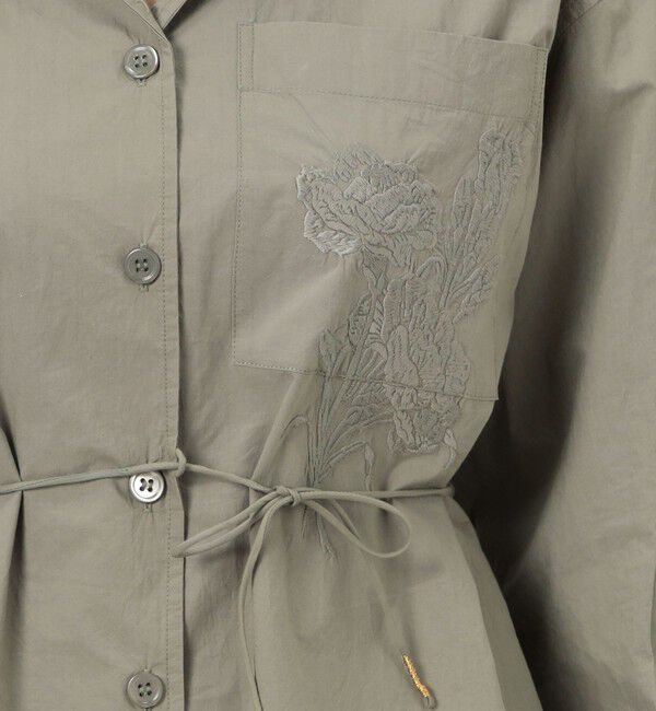 SOULEIADO「エンブロイダリー オープンカラーシャツ」|シャツ・ブラウス|