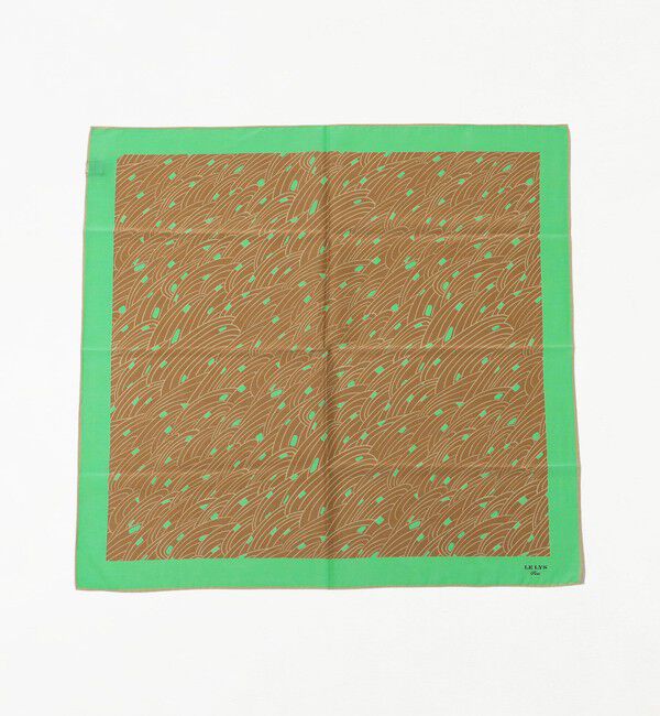 TOMORROWLAND GOODS「LE LYS コットンシルク プリントスカーフ」|バンダナ・スカーフ|