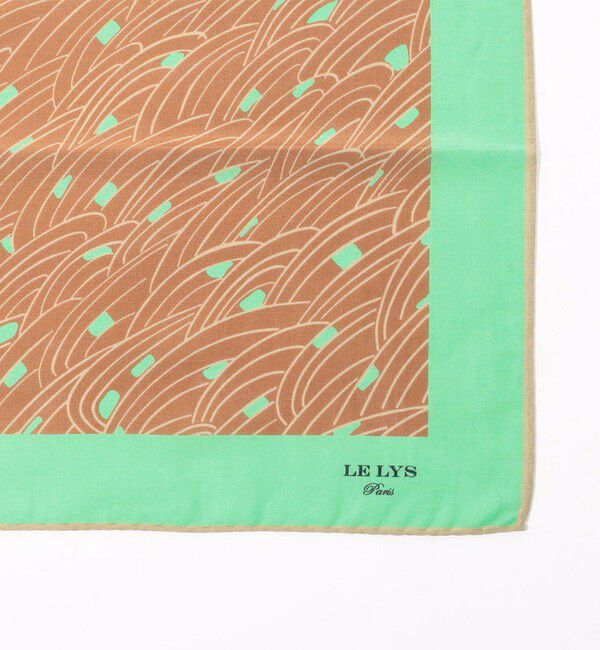 TOMORROWLAND GOODS「LE LYS コットンシルク プリントスカーフ」|バンダナ・スカーフ|