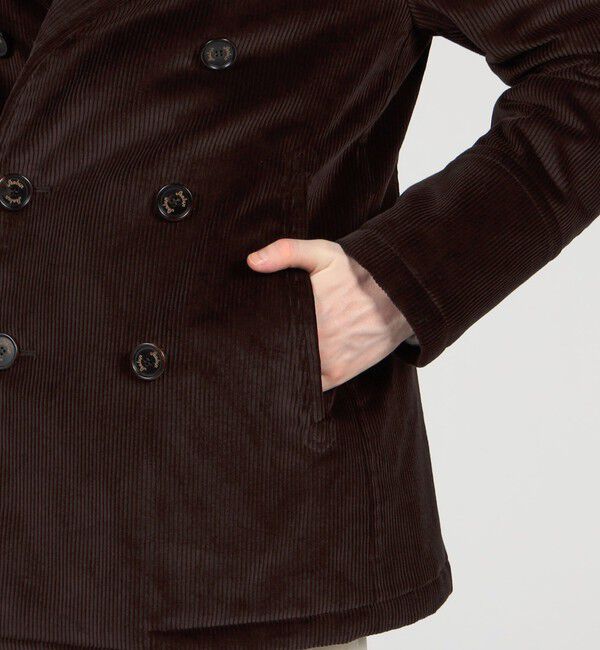 TOMORROWLAND BUYING WEAR「Sealup コットンコーデュロイ Pコート」|ピーコート|