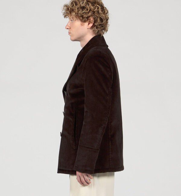 TOMORROWLAND BUYING WEAR「Sealup コットンコーデュロイ Pコート」|ピーコート|