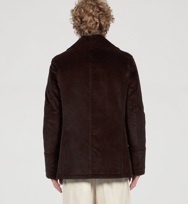 TOMORROWLAND BUYING WEAR「Sealup コットンコーデュロイ Pコート」|ピーコート|