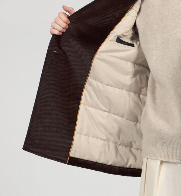 TOMORROWLAND BUYING WEAR「Sealup コットンコーデュロイ Pコート」|ピーコート|