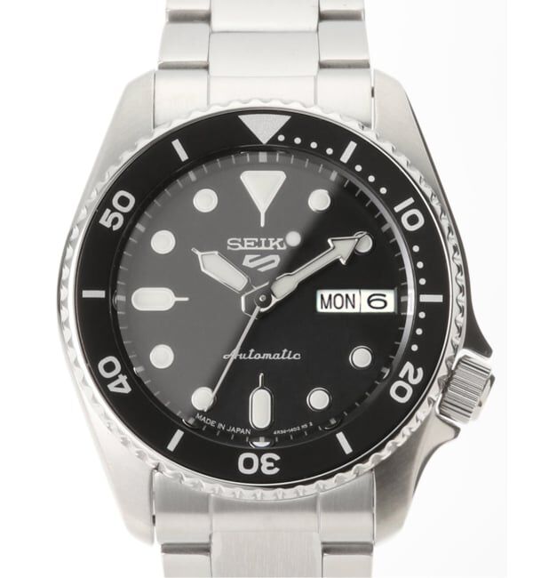 HIROB「Web限定 SEIKO 5 SPORTS SBSA225 Black dial Mid size」|腕時計|