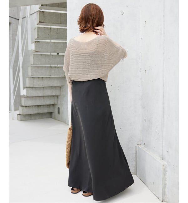 SLOBE IENA「《3サイズ展開/追加3》フィブリルマーメイドフレアスカート」|スカート|
