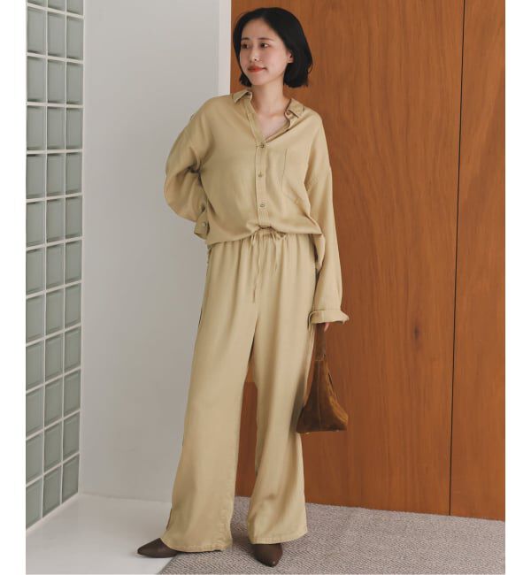 SLOBE IENA「《セットアップ対応可》製品染めイージーパンツ」|その他|