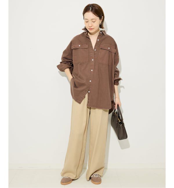 SLOBE IENA「《セットアップ対応可》製品染めイージーパンツ」|その他|