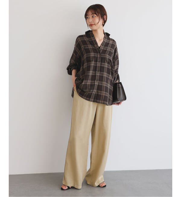 SLOBE IENA「《セットアップ対応可》製品染めイージーパンツ」|その他|