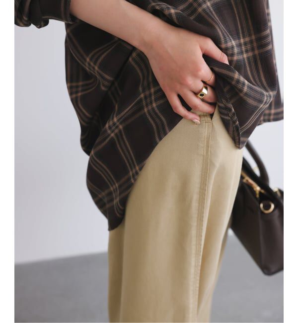 SLOBE IENA「《セットアップ対応可》製品染めイージーパンツ」|その他|