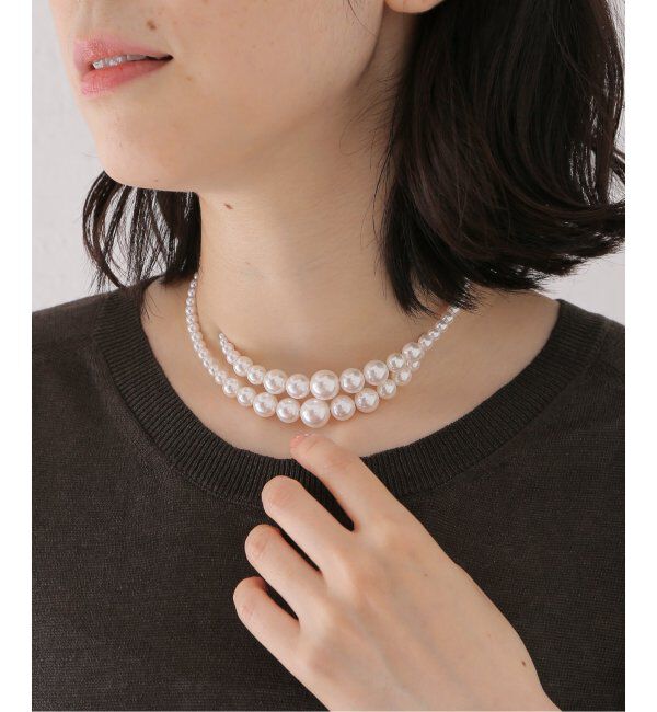 IENA「Pearl International CO/11SERPENTCHUTE ネックレス」|ネックレス|