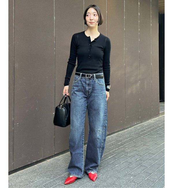 SLOBE IENA「Levi&rsquo;s/リーバイス SLOBE別注 BAGGY DAD BARREL デニムパンツ」|デニム|