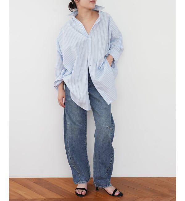 SLOBE IENA「Levi&rsquo;s/リーバイス SLOBE別注 BAGGY DAD BARREL デニムパンツ」|デニム|