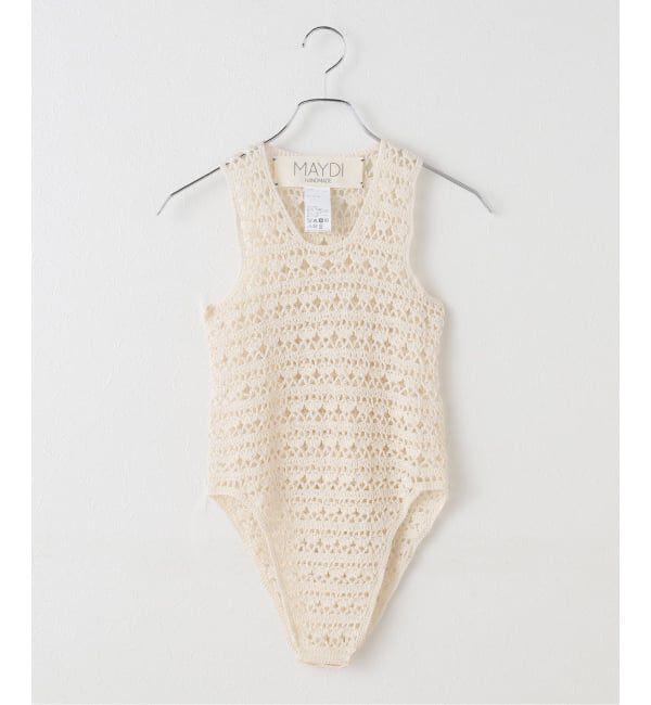 IENA LA BOUCLE「MAYDI/マイディ granny stripe body ニット INVISIBLE」|ニット・セーター|