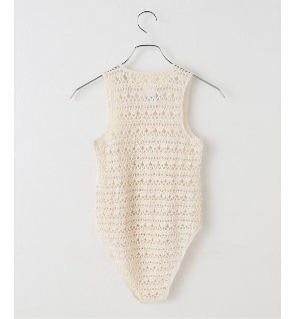 IENA LA BOUCLE「MAYDI/マイディ granny stripe body ニット INVISIBLE」|ニット・セーター|