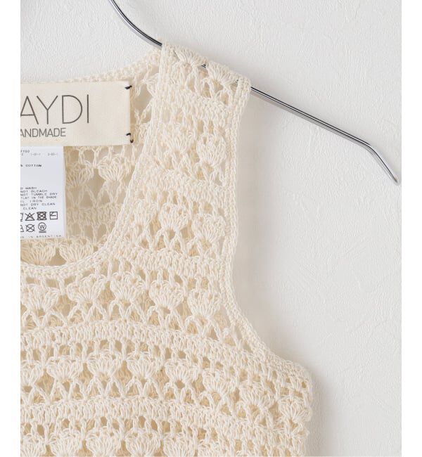 IENA LA BOUCLE「MAYDI/マイディ granny stripe body ニット INVISIBLE」|ニット・セーター|