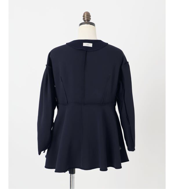 IENA「&NAVY ジョーゼットペプラムブラウス」|シャツ・ブラウス|