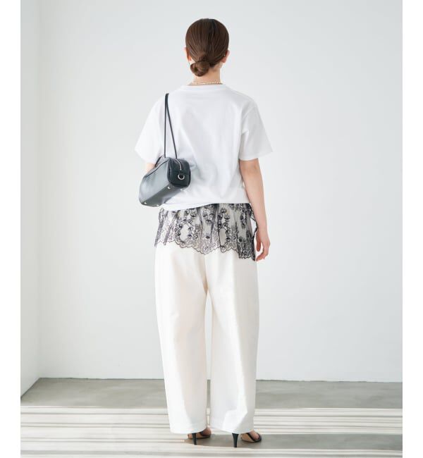 IENA「《追加2》Heriter/エリテ リバーレースキャミソール」|シャツ・ブラウス|