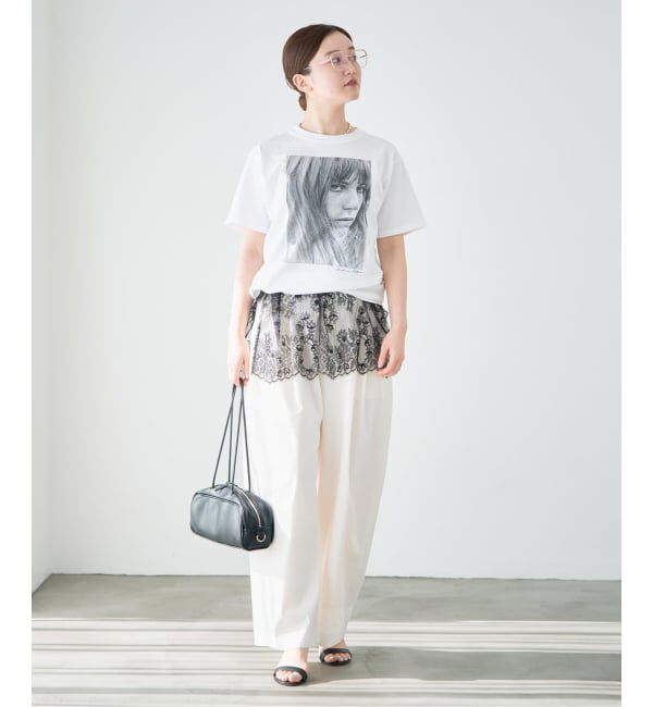 IENA「《追加2》Heriter/エリテ リバーレースキャミソール」|シャツ・ブラウス|