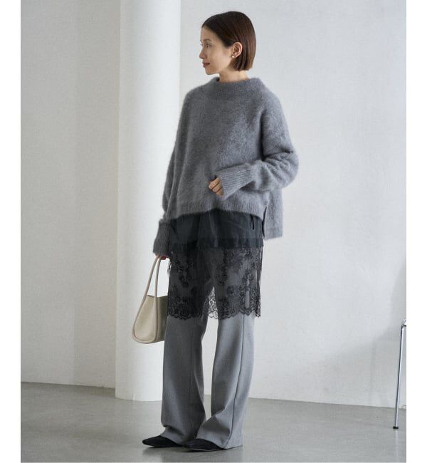 IENA「《追加2》Heriter/エリテ リバーレースキャミソール」|シャツ・ブラウス|