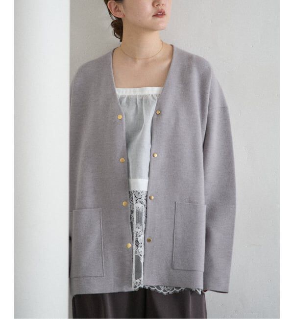 IENA「《追加2》Heriter/エリテ リバーレースキャミソール」|シャツ・ブラウス|