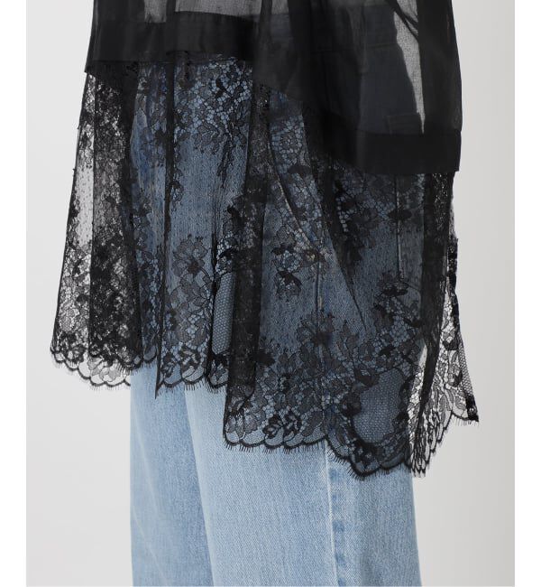 IENA「《追加2》Heriter/エリテ リバーレースキャミソール」|シャツ・ブラウス|