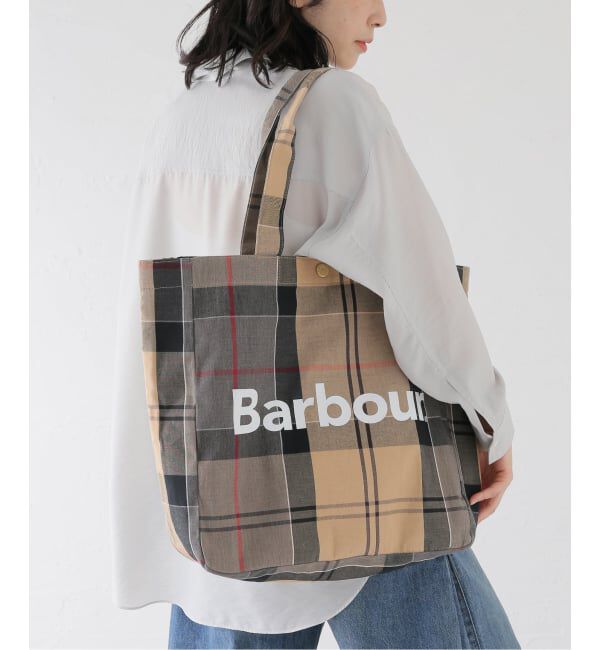 SLOBE IENA「Barbour/バブアー TELFIELD TARTAN TOTE BAG UBA0751TN51/31」|トートバッグ|