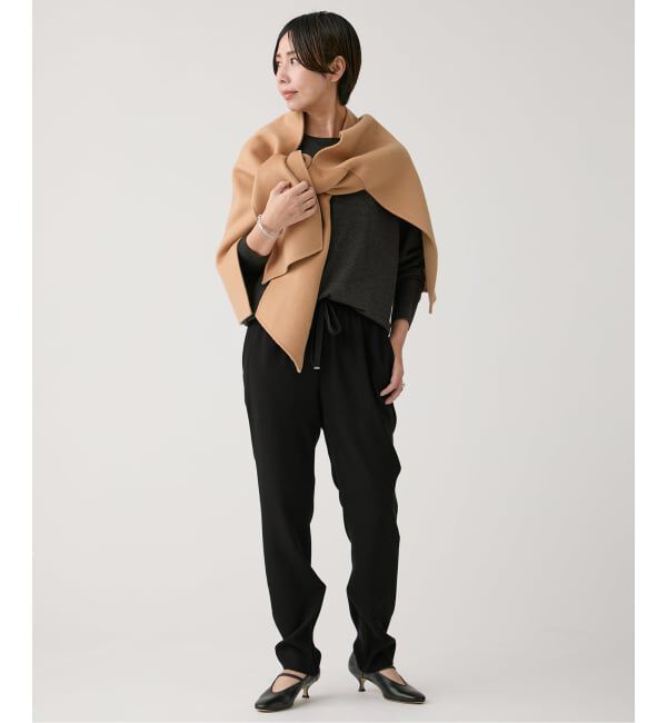 VERMEIL par iena「《追加4》ツイルストレッチスリムパンツ」|スラックス|