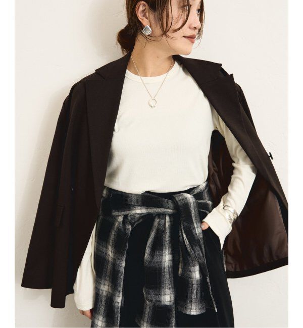 JOURNAL STANDARD「レーヨンベアテレコ クルーネックプルオーバー」|Tシャツ・カットソー|