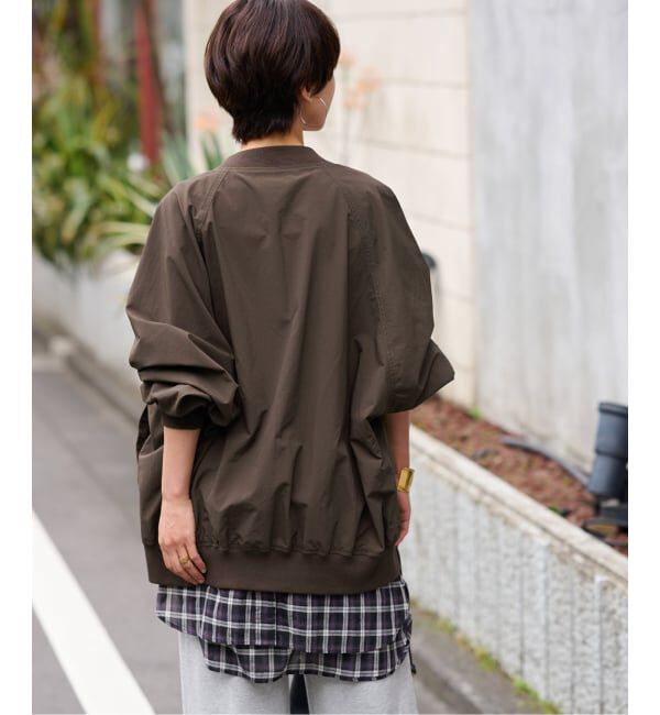 JOURNAL STANDARD relume「ウォッシャブルナイロンダブルジップMA-1」|ブルゾン・スタジャン|