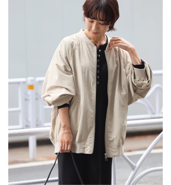 JOURNAL STANDARD relume「ウォッシャブルナイロンダブルジップMA-1」|ブルゾン・スタジャン|