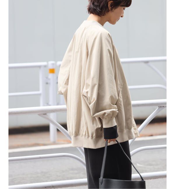 JOURNAL STANDARD relume「ウォッシャブルナイロンダブルジップMA-1」|ブルゾン・スタジャン|