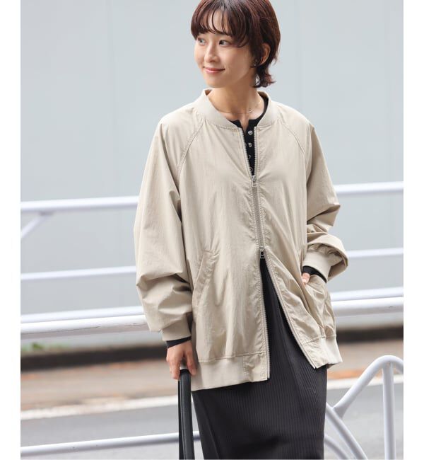 JOURNAL STANDARD relume「ウォッシャブルナイロンダブルジップMA-1」|ブルゾン・スタジャン|