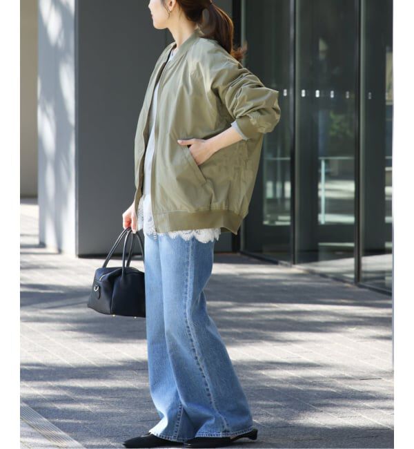 JOURNAL STANDARD relume「ウォッシャブルナイロンダブルジップMA-1」|ブルゾン・スタジャン|