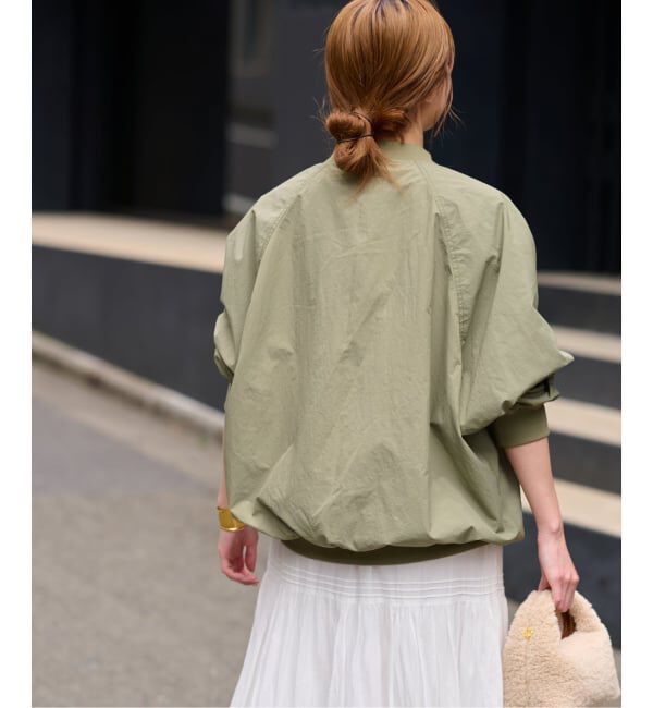 JOURNAL STANDARD relume「ウォッシャブルナイロンダブルジップMA-1」|ブルゾン・スタジャン|