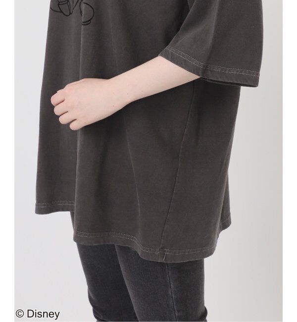 JOURNAL STANDARD relume「【GOOD ROCK SPEED】＜MICKEY MOUSE＞フロッキープリントTシャツ」|Tシャツ・カットソー|