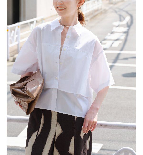 JOURNAL STANDARD「《追加2》レイヤードライクハーフスリーブシャツ」|シャツ・ブラウス|