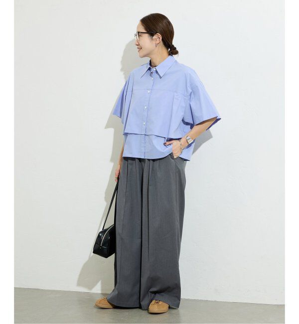 JOURNAL STANDARD「《追加2》レイヤードライクハーフスリーブシャツ」|シャツ・ブラウス|