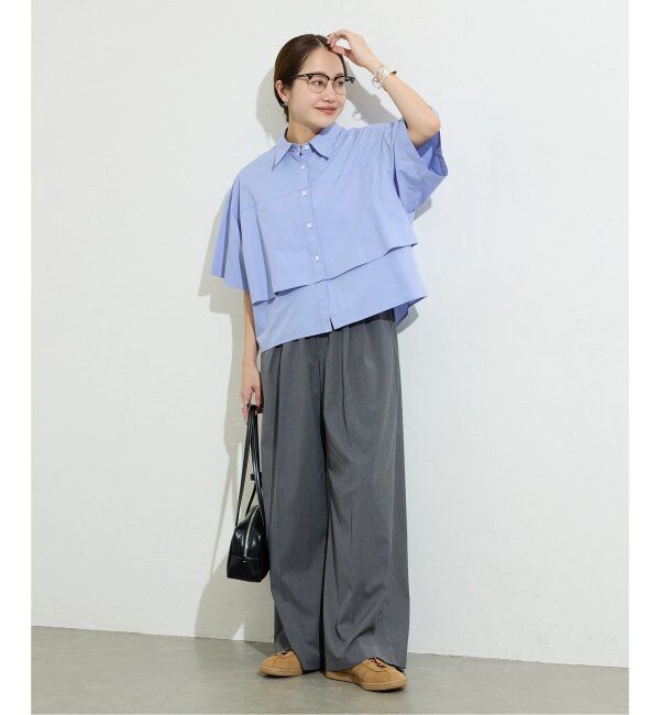 JOURNAL STANDARD「《追加2》レイヤードライクハーフスリーブシャツ」|シャツ・ブラウス|