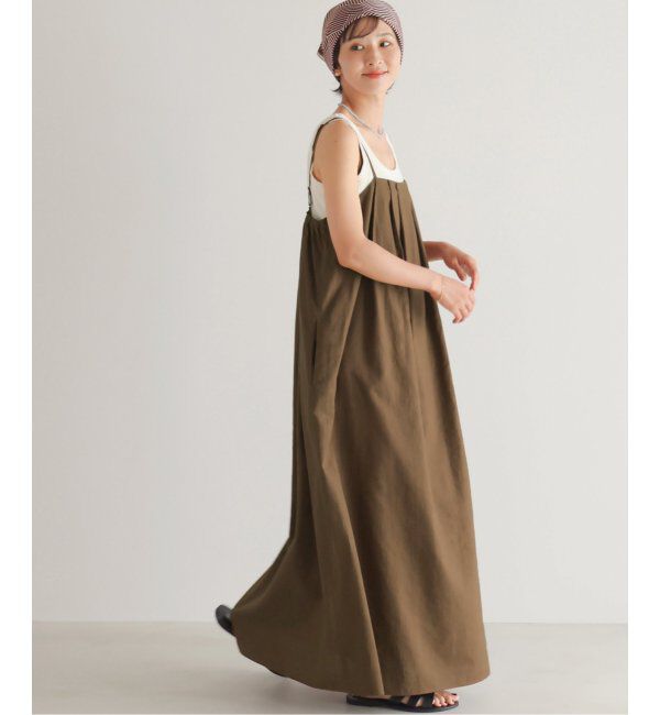 JOURNAL STANDARD relume「リネンコットンタックキャミワンピース」|ワンピース|ブラウン