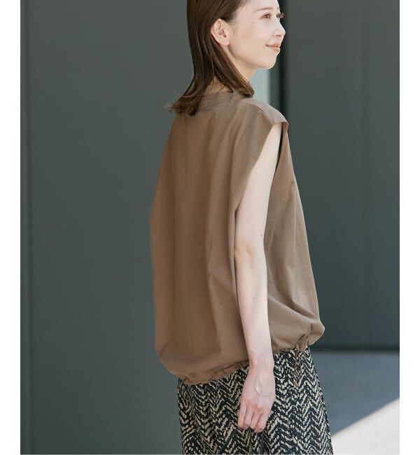 JOURNAL STANDARD「《追加》シャーリングノースリーブＴシャツ」|Tシャツ・カットソー|