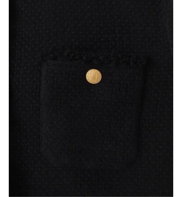 journal standard L'essage「《追加2》GIOLICAツイードBIGジャケット」|ノーカラージャケット|