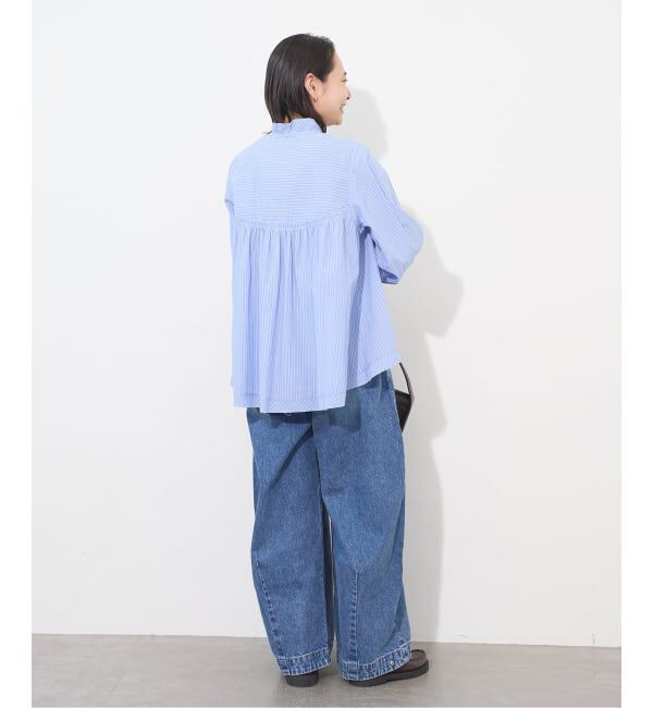 JOURNAL STANDARD「コードストライプ Aライン ブラウス」|シャツ・ブラウス|