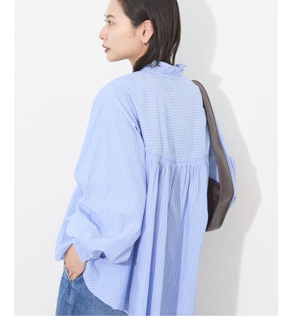 JOURNAL STANDARD「コードストライプ Aライン ブラウス」|シャツ・ブラウス|
