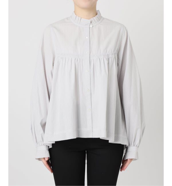 JOURNAL STANDARD「コードストライプ Aライン ブラウス」|シャツ・ブラウス|