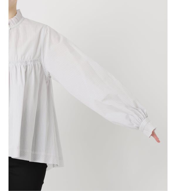 JOURNAL STANDARD「コードストライプ Aライン ブラウス」|シャツ・ブラウス|