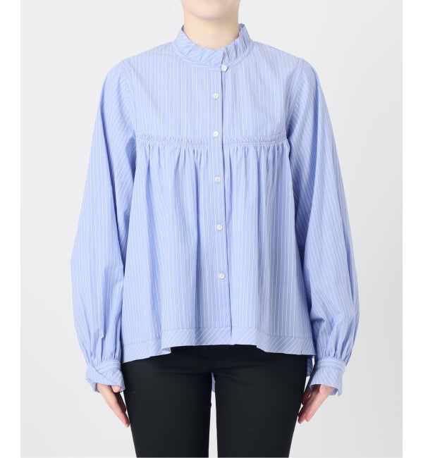 JOURNAL STANDARD「コードストライプ Aライン ブラウス」|シャツ・ブラウス|