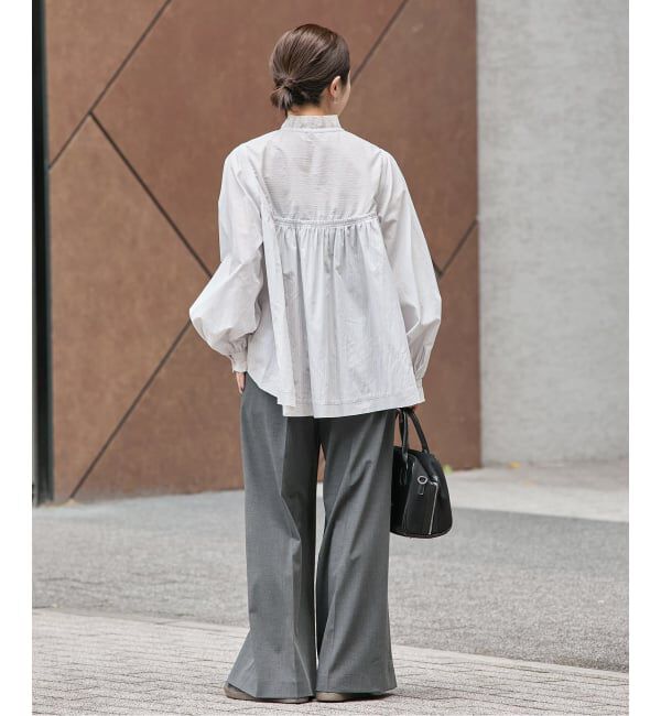 JOURNAL STANDARD「コードストライプ Aライン ブラウス」|シャツ・ブラウス|