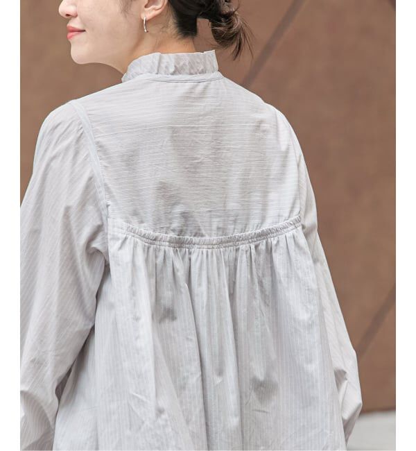 JOURNAL STANDARD「コードストライプ Aライン ブラウス」|シャツ・ブラウス|