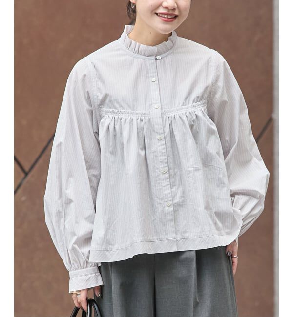 JOURNAL STANDARD「コードストライプ Aライン ブラウス」|シャツ・ブラウス|